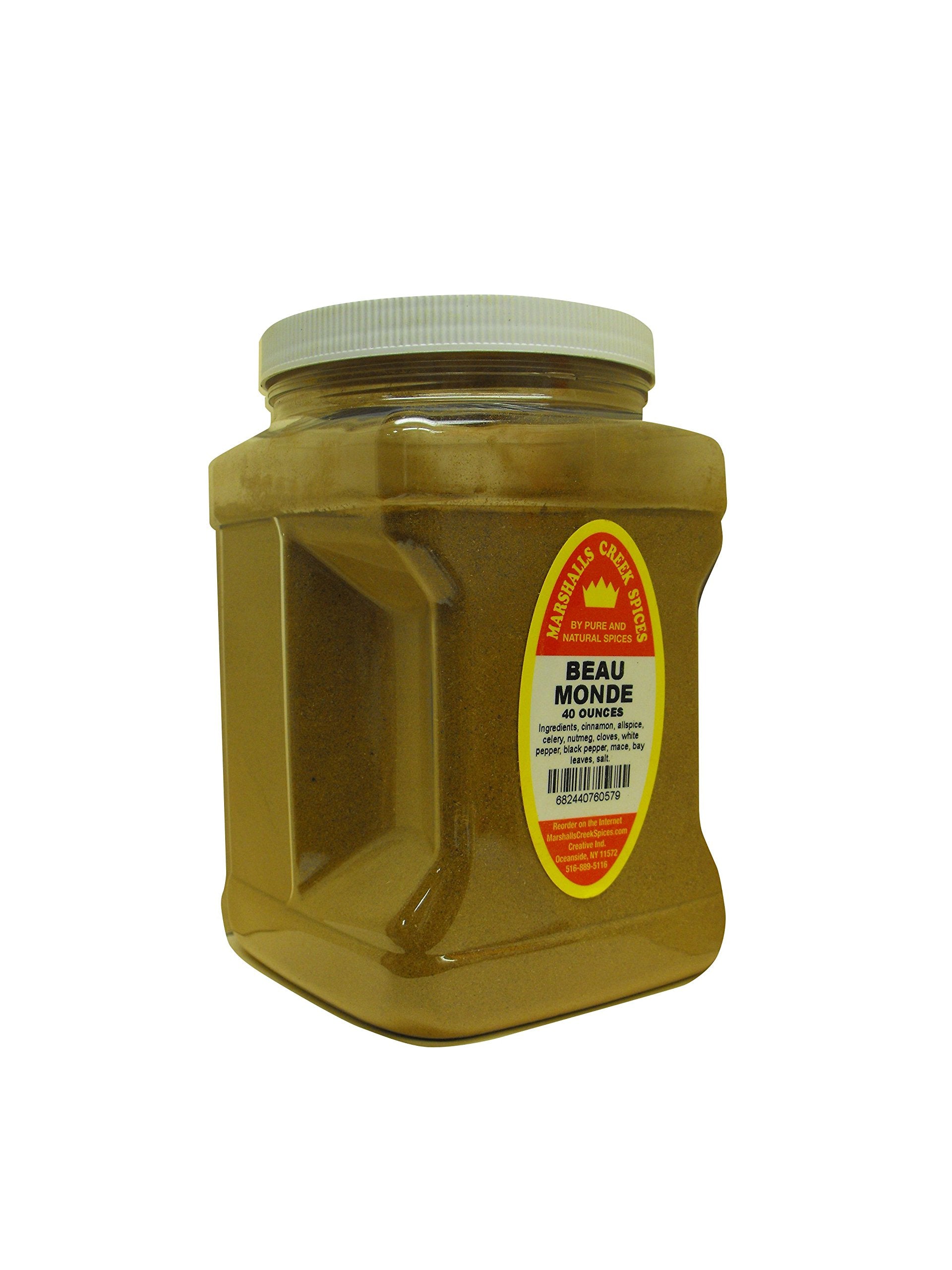 Family Size Marshalls Creek Spices Beau Monde Seasoning, 40 Ounce. The Original Steak Blend