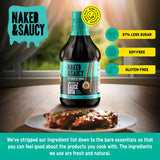 Naked & Saucy Reduced Sugar Coconut Aminos, Soy Sauce Substitute, 31 fl oz