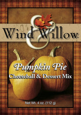 Wind & Willow Sweet Cheeseball and Dessert Mix Bundle (4 Pack): White Chocolate Amaretto Cheesecake, Key Lime Pie, White Chocolate Cherry, and Pumpkin