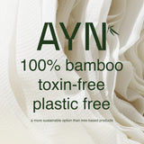 ALL YOU NEED Premium 3- Ply Bamboo Toilet Paper - 24 Mega Roll Pack, 300 Sheets Per Roll, 7,200 Total Sheets - Tree-Free Bath Tissue, Plastic-Free