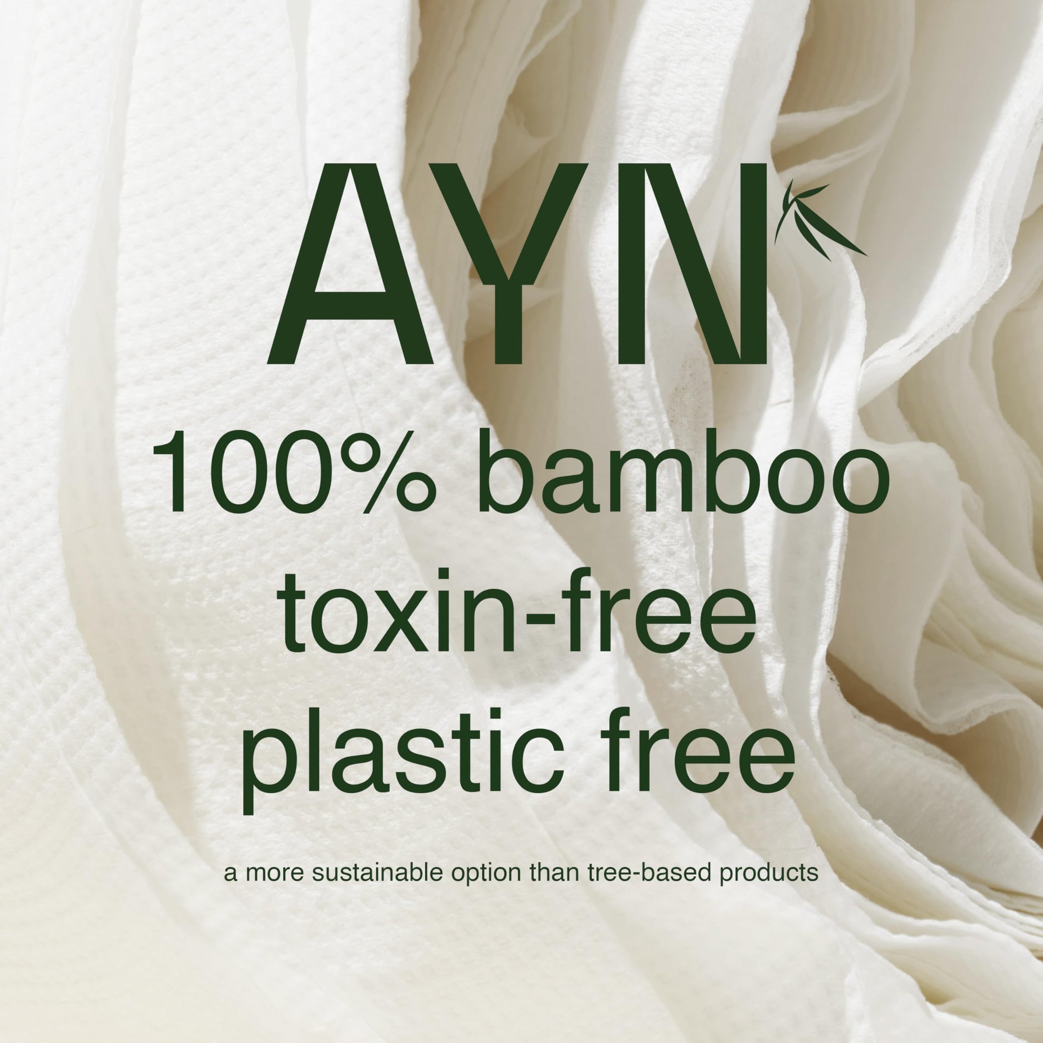 ALL YOU NEED Premium 3- Ply Bamboo Toilet Paper - 24 Mega Roll Pack, 300 Sheets Per Roll, 7,200 Total Sheets - Tree-Free Bath Tissue, Plastic-Free