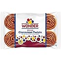 Wonder Cinnamon Twist, Cinnamon and Pecan Baked Pastry Rolls, 6 oz, 6 Count
