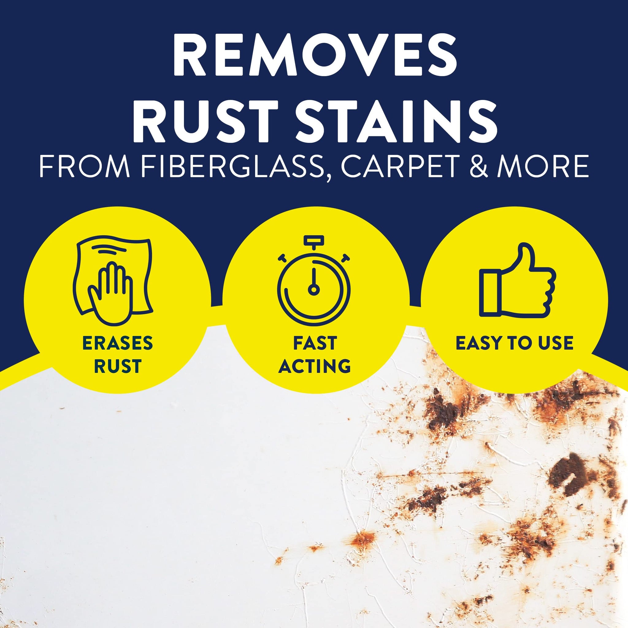 UN-DUZ-IT Legend Brands Rust Stain Remover Spray – Fiberglass Stain Remover - Carpet, RV, Boat – Biodegradable Cleaner, 32 Fl. Oz