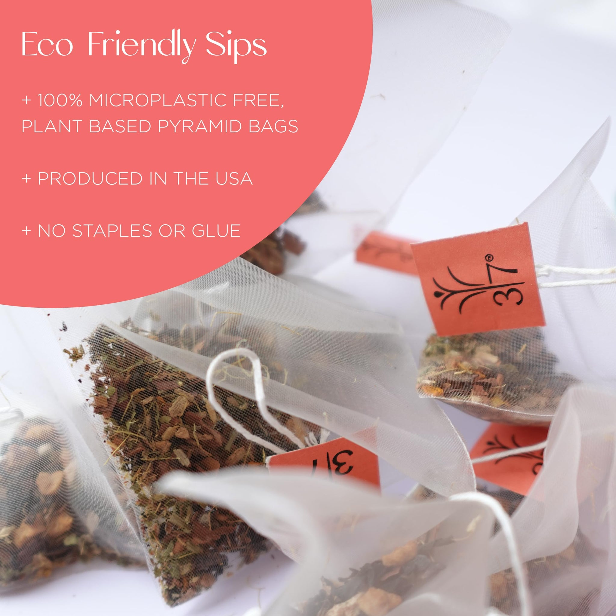 Brook37 Phyllis Earl Grey Eco Black Tea - Premium Flavored Tea with Lavender, Pineapple & Calendula | Caffeinated Gourmet Tea Blend | 20 Biodegradable