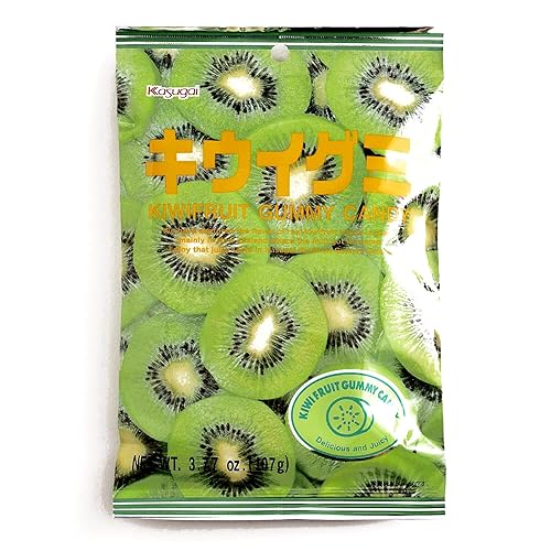 Kasugai Gummy Kiwis 3.77 oz each (1 Item Per Order)
