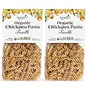 Food to Live Organic Chickpea Fusilli Pasta, 8.8 OZ (Pack of 2) - Non-GMO, Single Ingredient. No Additives. No Major Allergens. Good Source of Plant