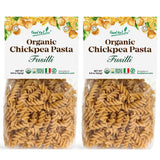 Food to Live Organic Chickpea Fusilli Pasta, 8.8 OZ (Pack of 2) - Non-GMO, Single Ingredient. No Additives. No Major Allergens. Good Source of Plant