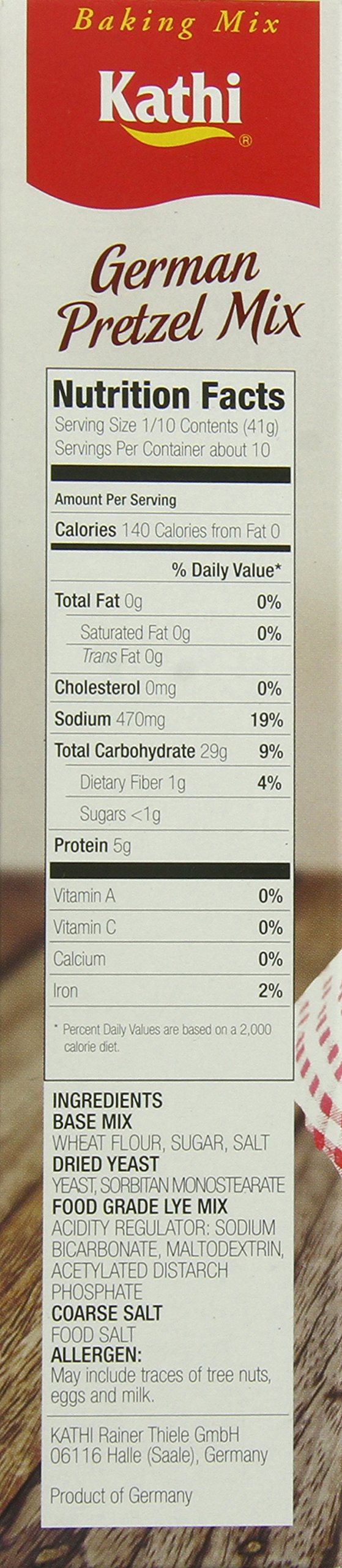 Kathi German Pretzel Baking Mix, 14.6 Ounce