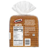 Beefsteak No Seeds Rye Bread, Plain Rye Bread, 18 oz Bag