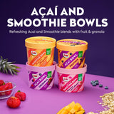 Dole Frozen Acai Bowl Original - Acai Blend with Fruit and Granola Topping - Paper-Based Bowl - 6 oz
