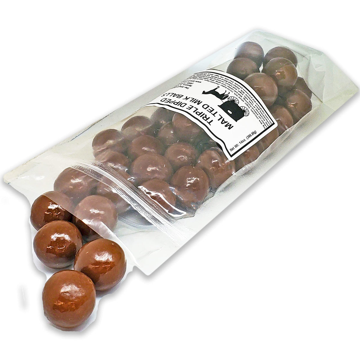 Arndts Fudgery Premium Milk Chocolate Triple Dipped Malt Balls (1-36 oz. Bag)