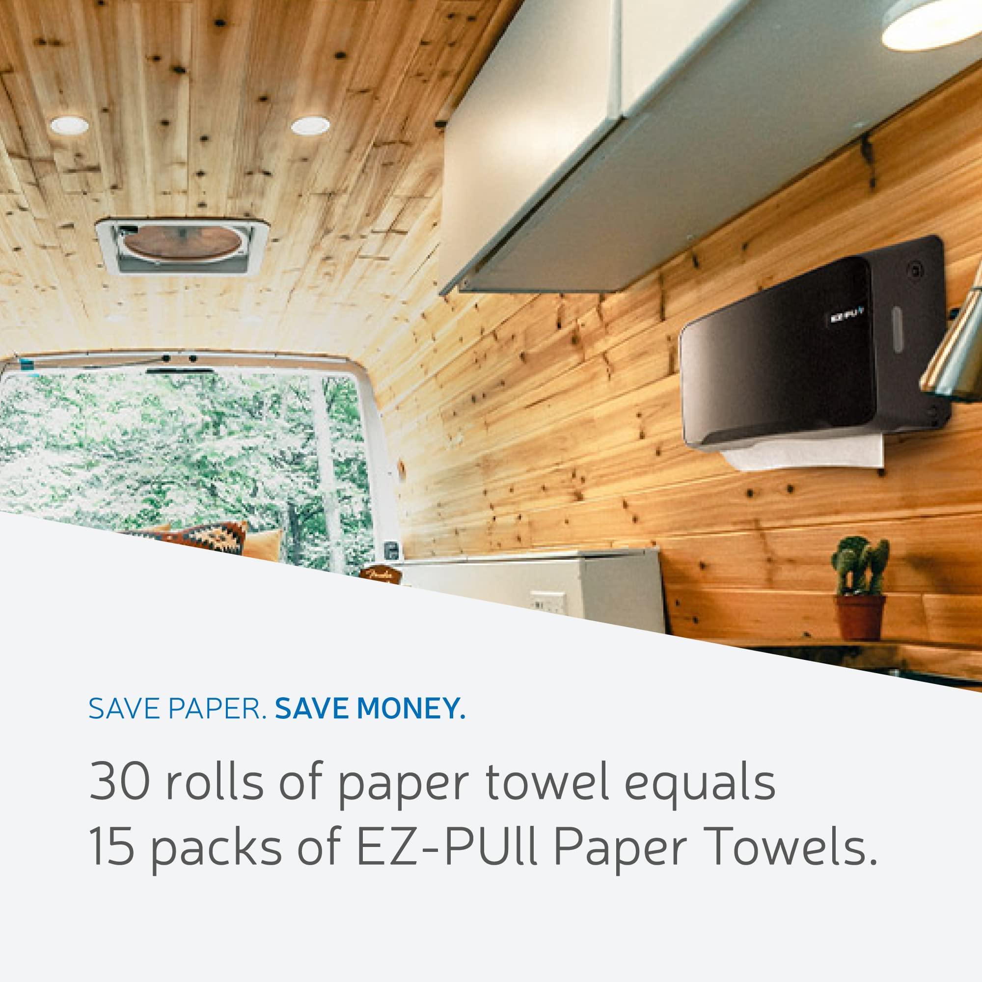 EZbrnd Ultra Deluxe 2ply+ MULTIFOLD Paper Towels, White, 15 pk x 120 Sheets, P2F5-UD (Large Sheet)