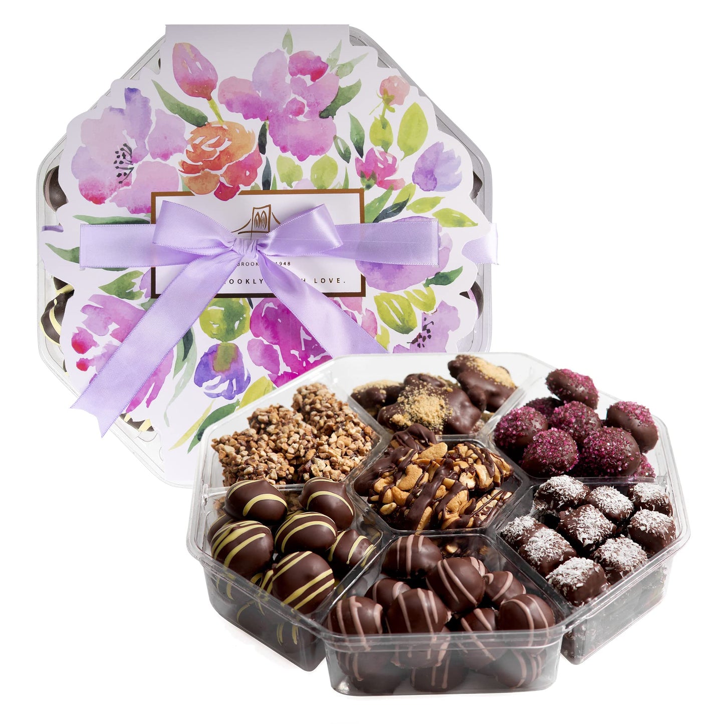 Fancy Gourmet Chocolates for Gifting - Finest European Sourced Truffle Chocolate - Crunchy, Creamy & Caramel Truffles Assortment - Kosher, Vegan