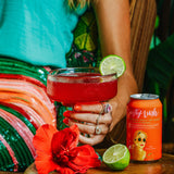 Busty Lush Craft Mocktails - Non-Alcoholic Sparkling Drinks, Zero Proof Drinks, Mezcalita, Alcohol Alternative - Infused with L-Theanine, Low Calorie