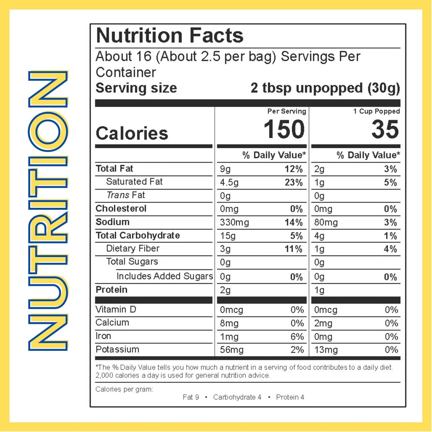 Cousin Willie's Microwave Popcorn Bags, Buttery Explosion (6 Bags), Gourmet Popcorn Boxes for Party, Whole Grain Popcorn, Gluten Free, Low Calorie