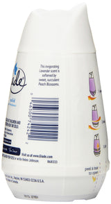 Glade Solid Air Freshener, Lavender & Peach Blossom, 6-Ounce (Pack of 3)