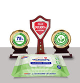 Freshnaps Germisept 75% Alcohol Advanced Hand Sanitizing Wipes | 50 Count per Pack x Pack of 3 = 150 Wipes
