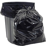 Aluf Plastics 45 Gallon 2.3 MIL Black Heavy Duty Garbage Trash Bags - 40" x 46" - Pack of 100 - For Contractor, Industrial, Institutional