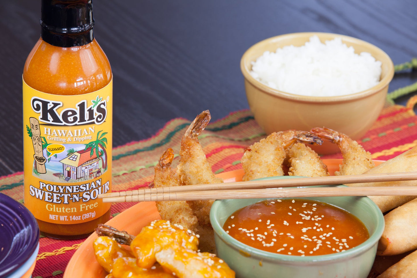 Orange Sauce - Polynesian Sweet and Tangy Creamy Salad Dressing, Glazing and Dipping Sauce With a Hint of Mustard. All Natural, Gluten-Free and Low