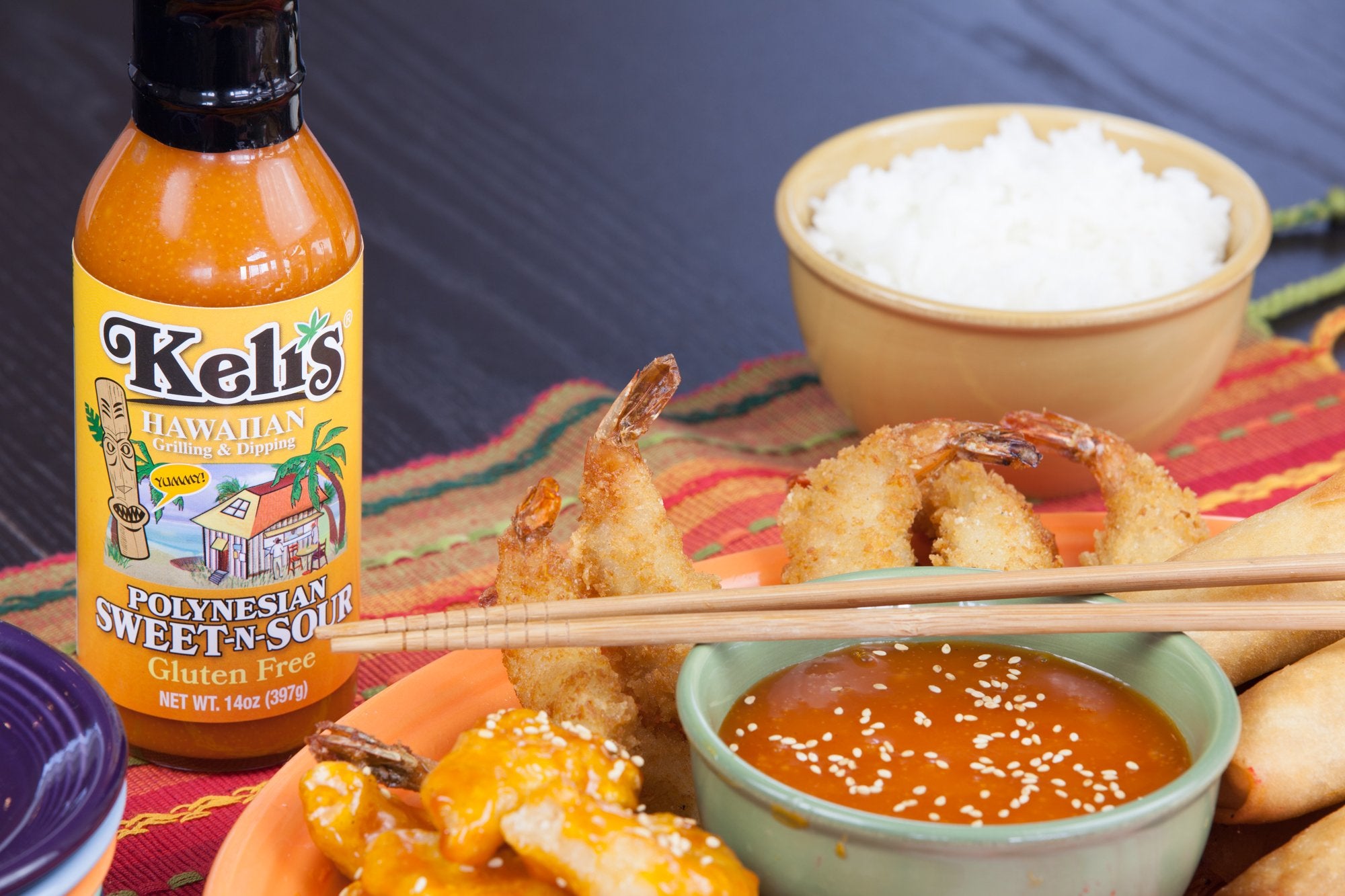 Orange Sauce - Polynesian Sweet and Tangy Creamy Salad Dressing, Glazing and Dipping Sauce With a Hint of Mustard. All Natural, Gluten-Free and Low