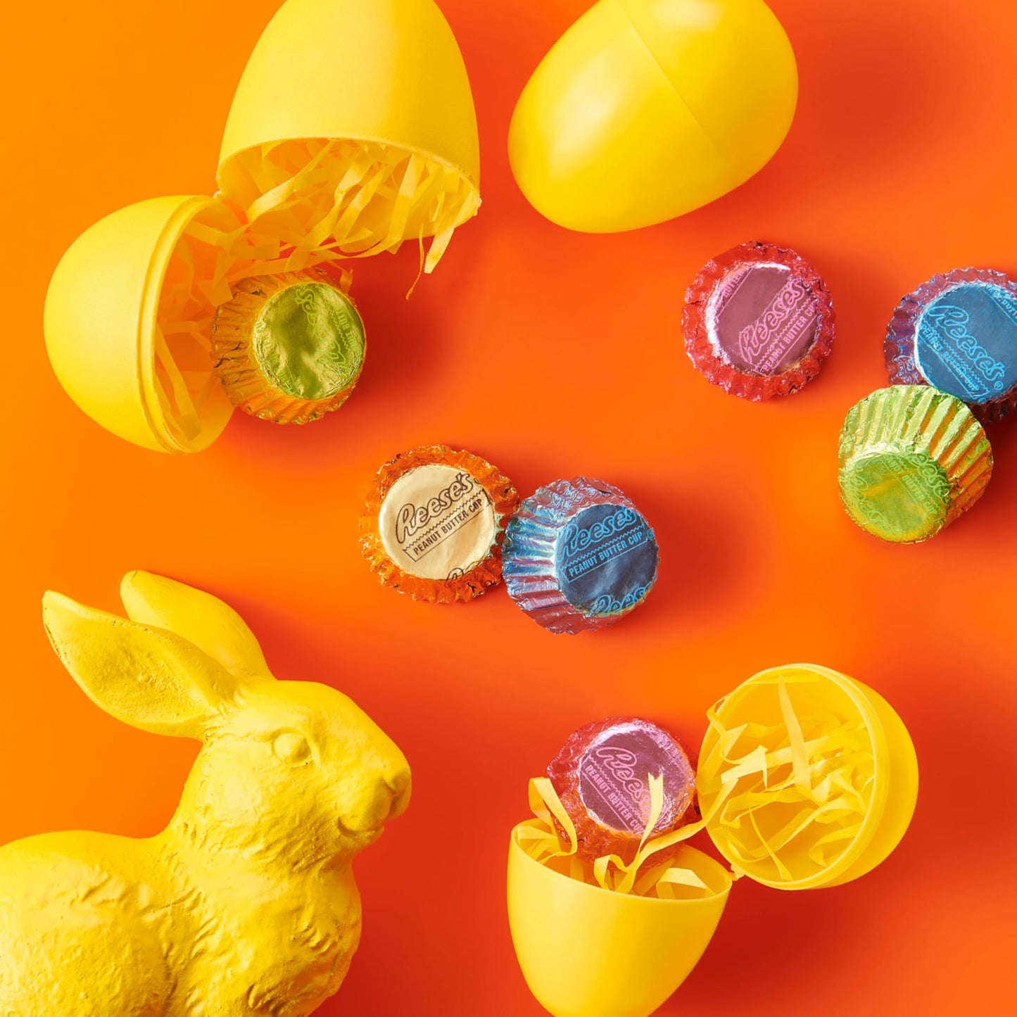 REESE'S Miniatures Milk Chocolate Peanut Butter Cups, Easter Candy Bag, 9.6 oz