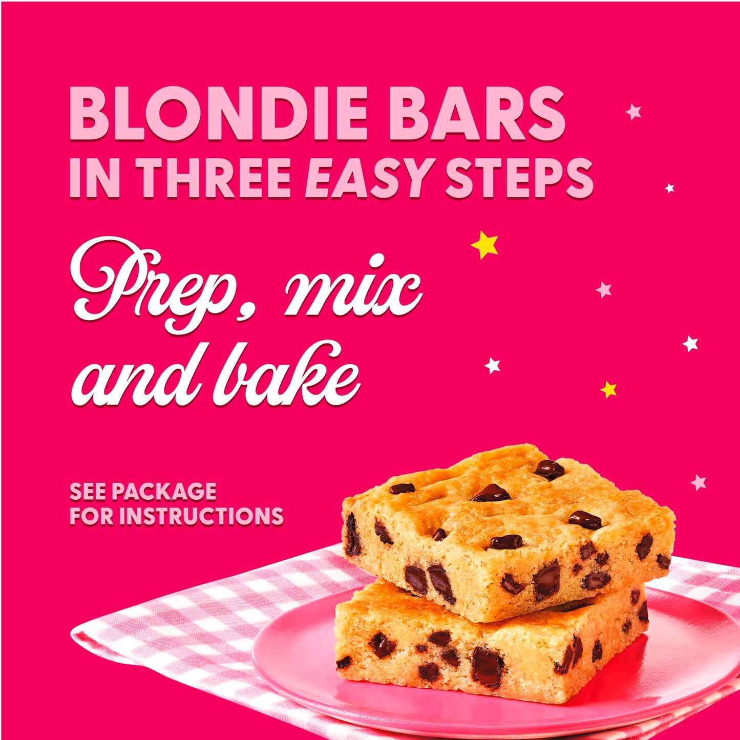 Duncan Hines Dolly Parton's Chocolate Chunk Blondie Bar Dessert Mix, 14.25 oz.