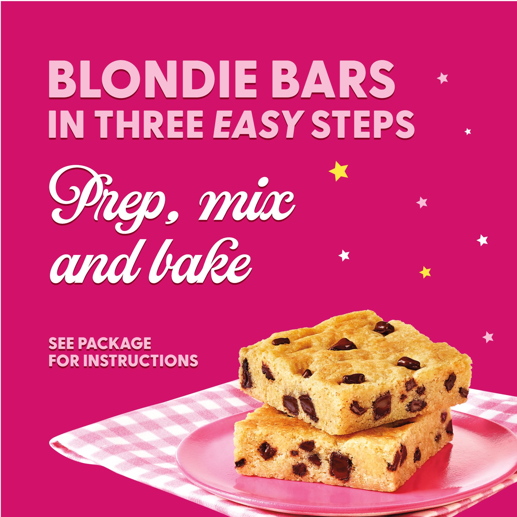 Duncan Hines Dolly Parton's Chocolate Chunk Blondie Bar Dessert Mix, 14.25 oz.