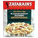 Zatarain’s Blackened Chicken Alfredo Frozen Dinner, Grilled, Blackened Chicken & Penne Pasta in a Zesty, Creamy Sauce, Microwave in 5 Minutes