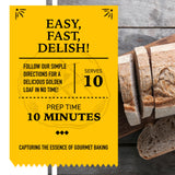 Just In Time Gourmet White Cheddar Cheese Beer Bread Mix, Easy-to-Bake Delight, Perfect for Potlucks, Ideal Gift, 1 Mix