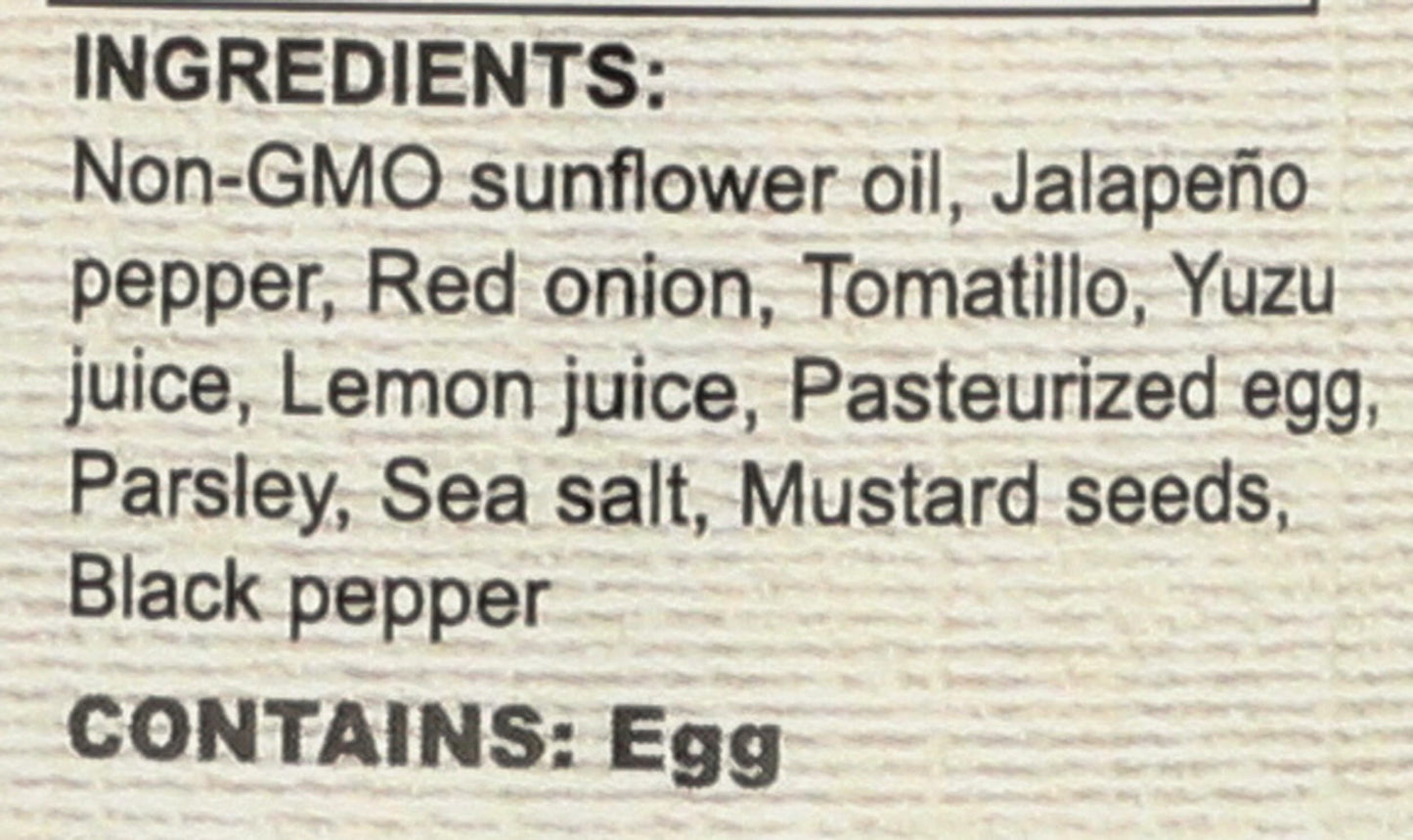 Momo Dressing, Dressing Yuzu Jalapeno, 10 Fl Oz