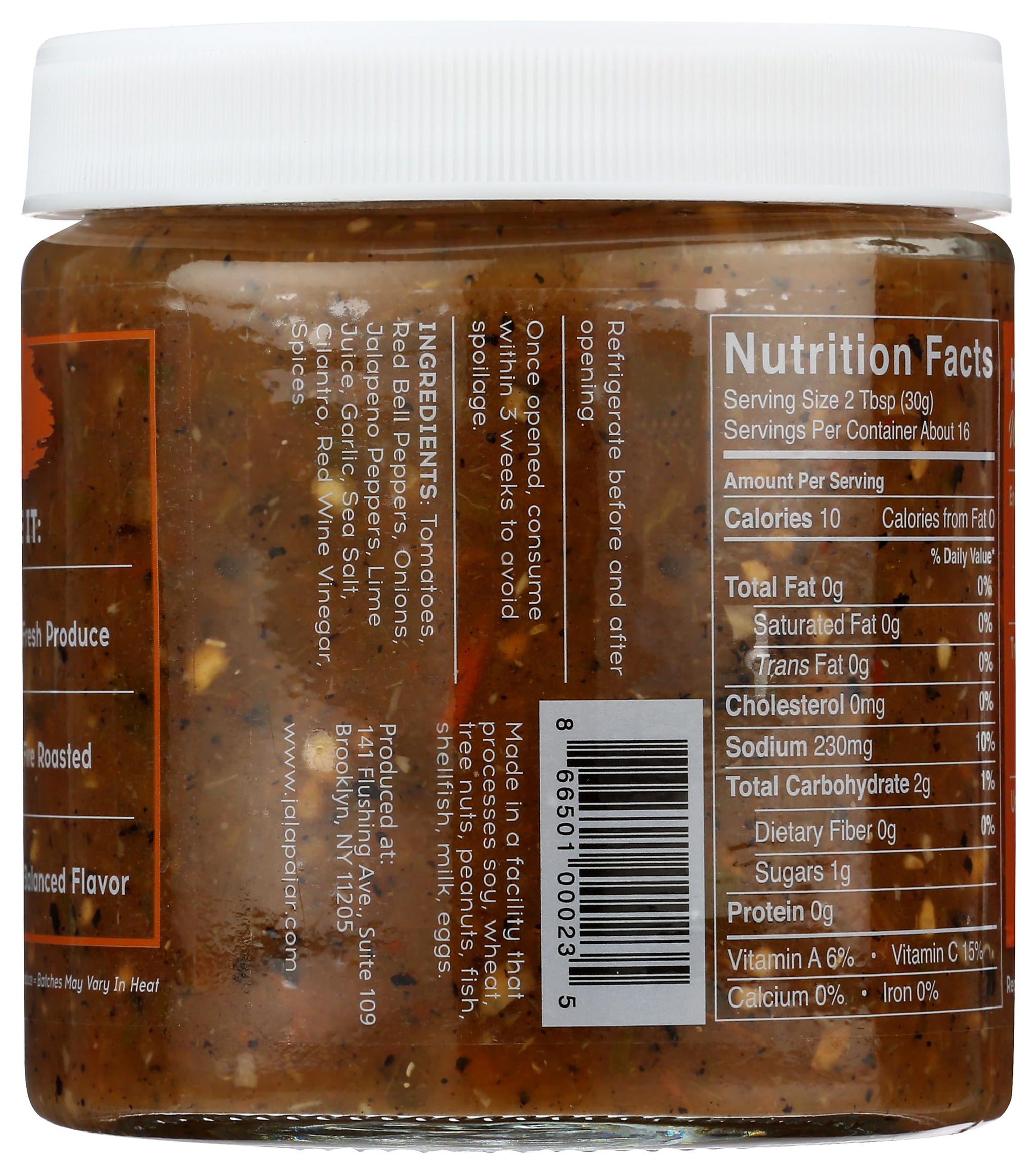 Jalapa Jar Austin Blend Hot Salsa, 16 OZ