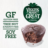 Veggies Made Great, Double Chocolate Muffins, 12 Ounce