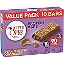 Protein One 90 Calorie Keto Protein Bars, Peanut Butter Chocolate, 10 ct