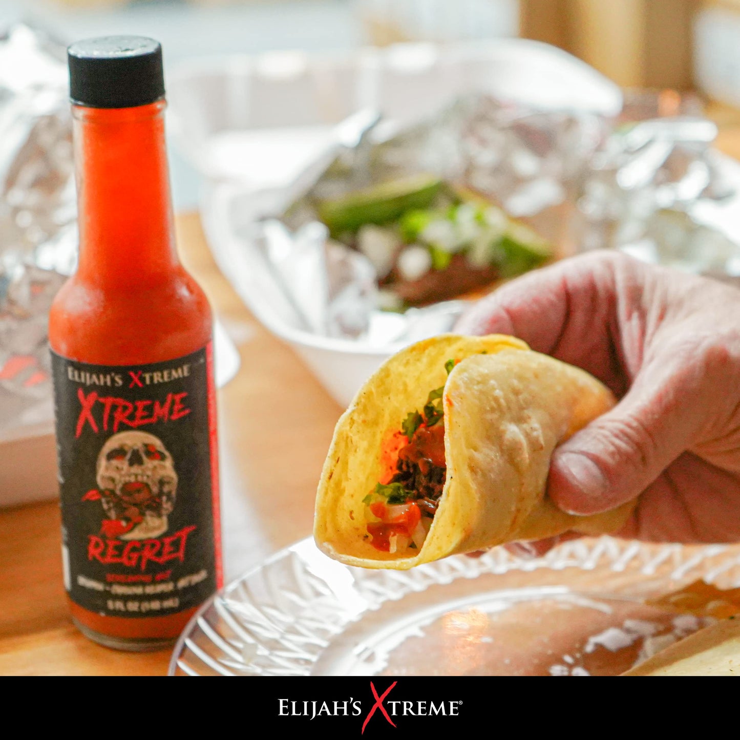 Elijah's Xtreme Regret Hot Sauce - Carolina Reaper and Trinidad Scorpion - The 2 Hottest Peppers in the World for an Extreme Fiery Heat