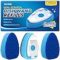 Dishwand Refills Sponge Heads for Scotch-Brite Dish Wand, 6Pack Non Scratch Heavy Duty Scrub Brush Sponges, Soap Dispensing Scrubbers, Cleaning Head