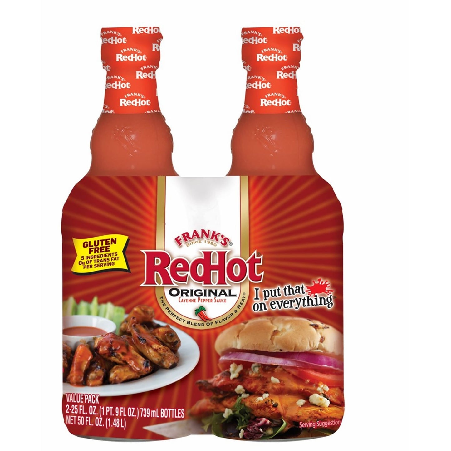 Frank's RedHot Original Wing Sauce, 2 pk./25 oz. (pack of 2)