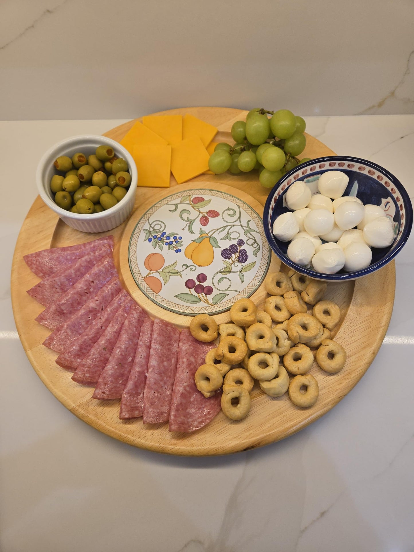 Tarallini Italian Snack Crackers - Family-Size Freshness-Saving Bucket - All Natural, Oven Baked Crunchy Crackers made with Clean Ingredients like