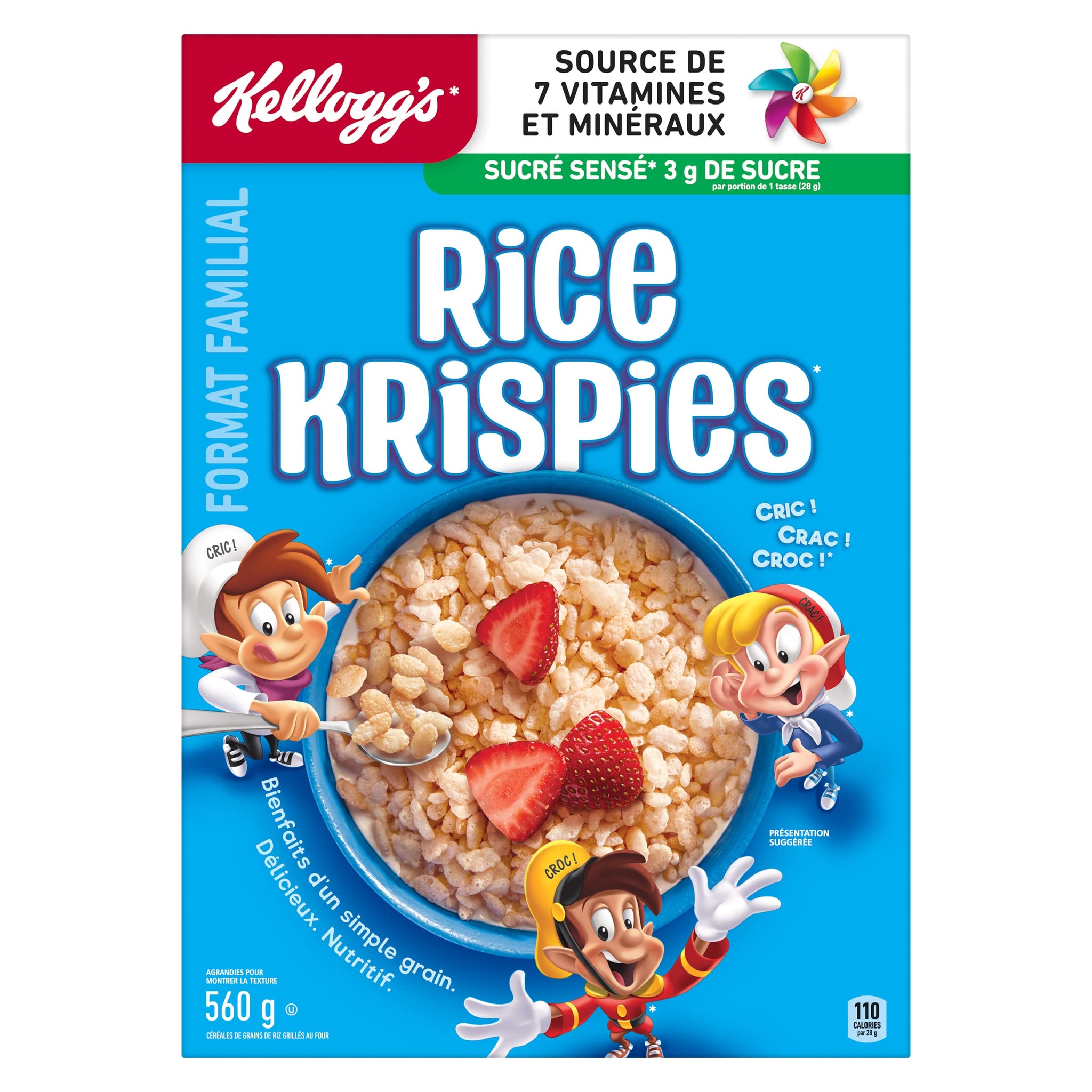 Kellogg's Rice Krispies Cereal Family Size 560g