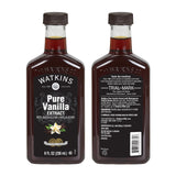 Watkins Pure Vanilla Extract, Non-GMO, Kosher, 8 oz Bottle, 1-Pack