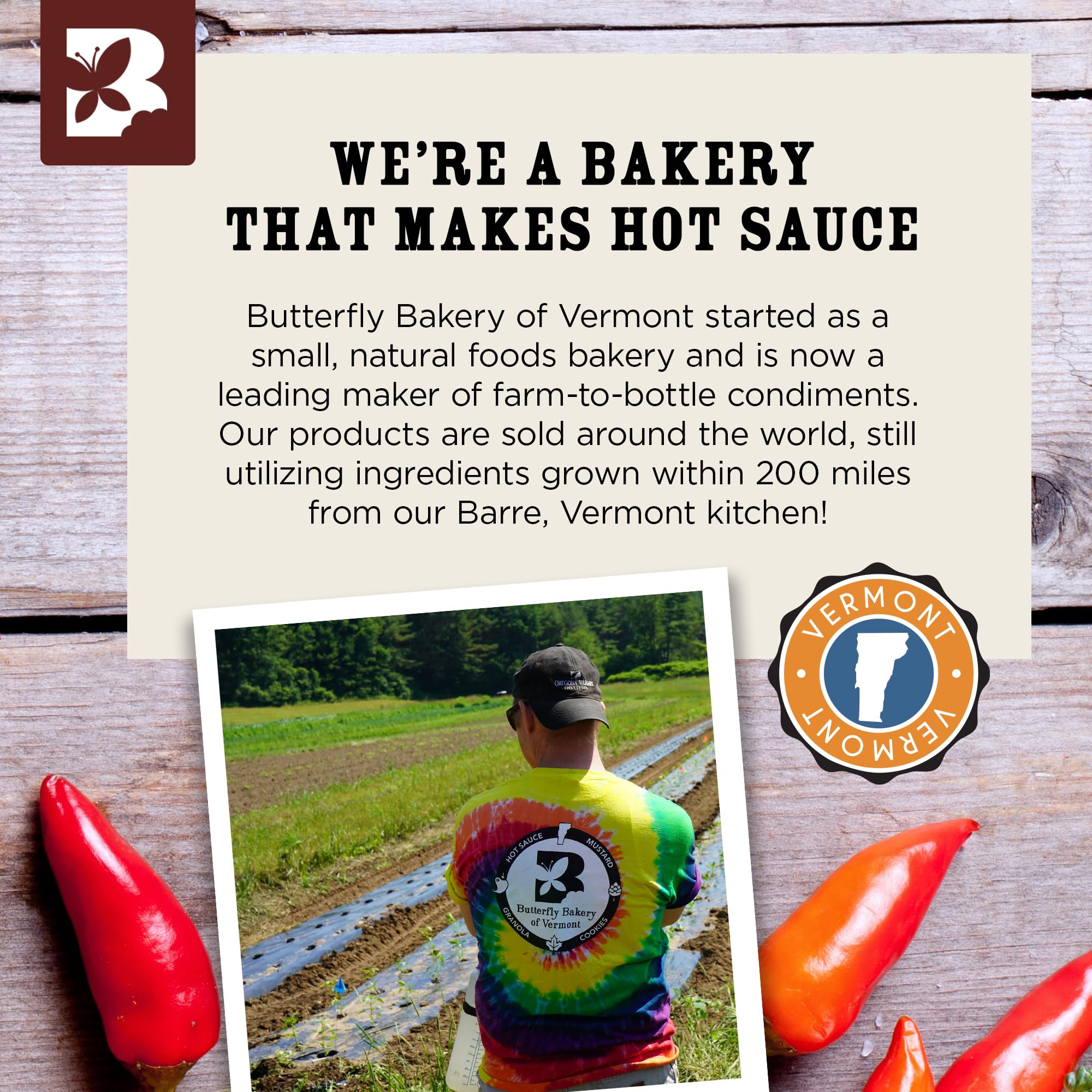 Butterfly Bakery of Vermont Maple Rum Chipotle Hot Sauce, 5 fl oz