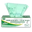 ProGreen Compostable Trash Bags 3 Gallon, Extra Thick 0.71 Mil, 100 Count, Small Kitchen Compost Bin Bags, Food Scraps Yard Waste Bags, Compost ASTM