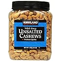 Kirkland Signature Unsalted Cashews, 2.5 Lb, 2 Pack