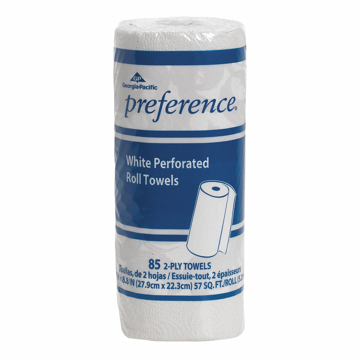 Pacific Blue Select 2-Ply Perforated Roll Paper Towels (Previously Branded Preference) by GP PRO (Georgia-Pacific), White, 85 Sheets Per Roll, 15