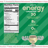 Perk Energy Caffeine-Free Drink Mix (Eggnog) 20 Servings - Healthy Coffee Alternative with Protein, Gluten-Free, Soy-Free, Peanut-Free