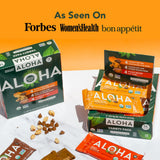ALOHA Organic Plant Based Protein Bars - 3 Flavor Variety Pack - 12 Count, 1.98oz Bars - Vegan Snacks, Low Sugar, Gluten-Free, Low Carb, Paleo