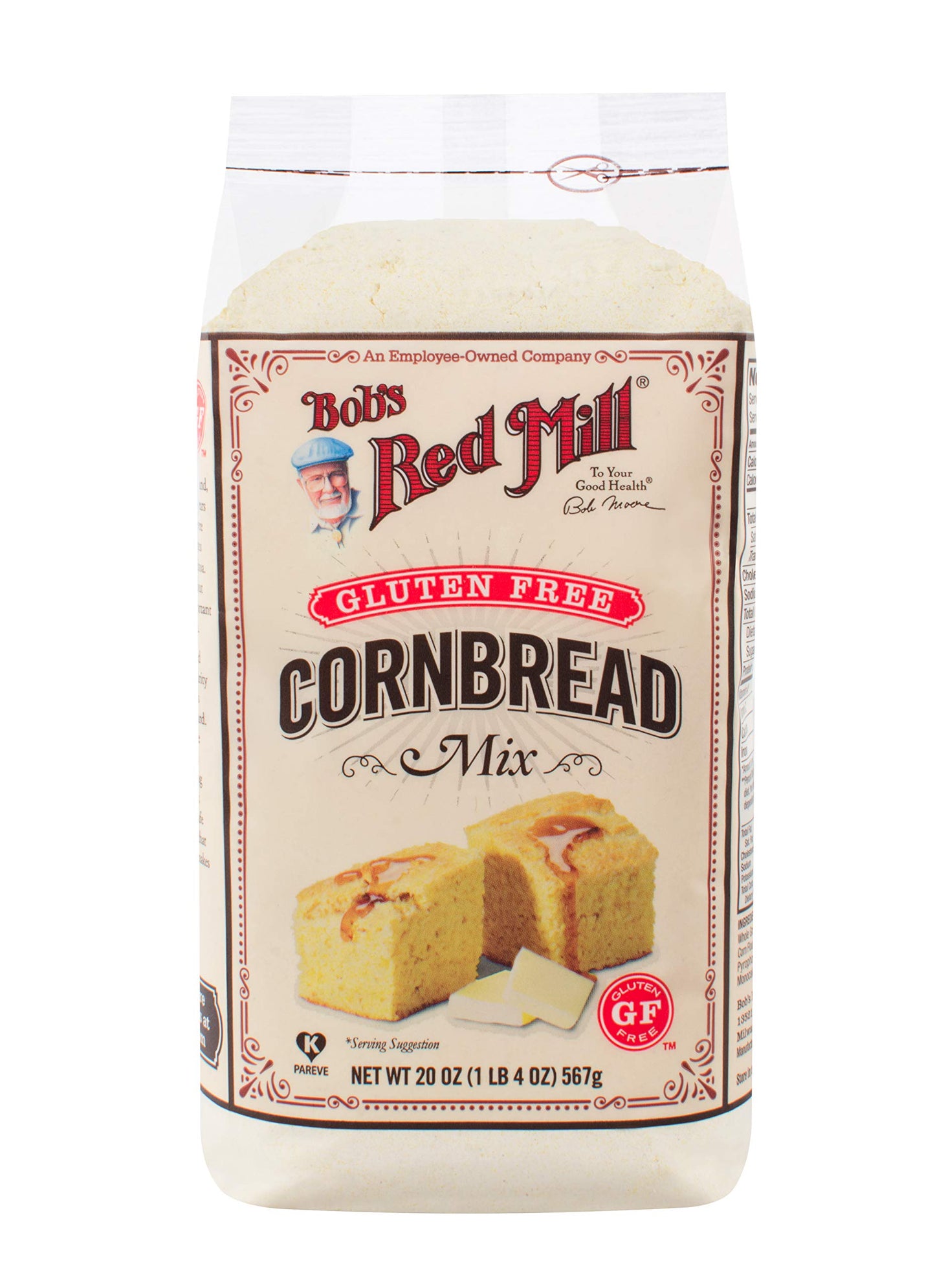 Bob's Red Mill Gluten-Free Cornbread Mix, 20-Ounce Units (Pack of 4)