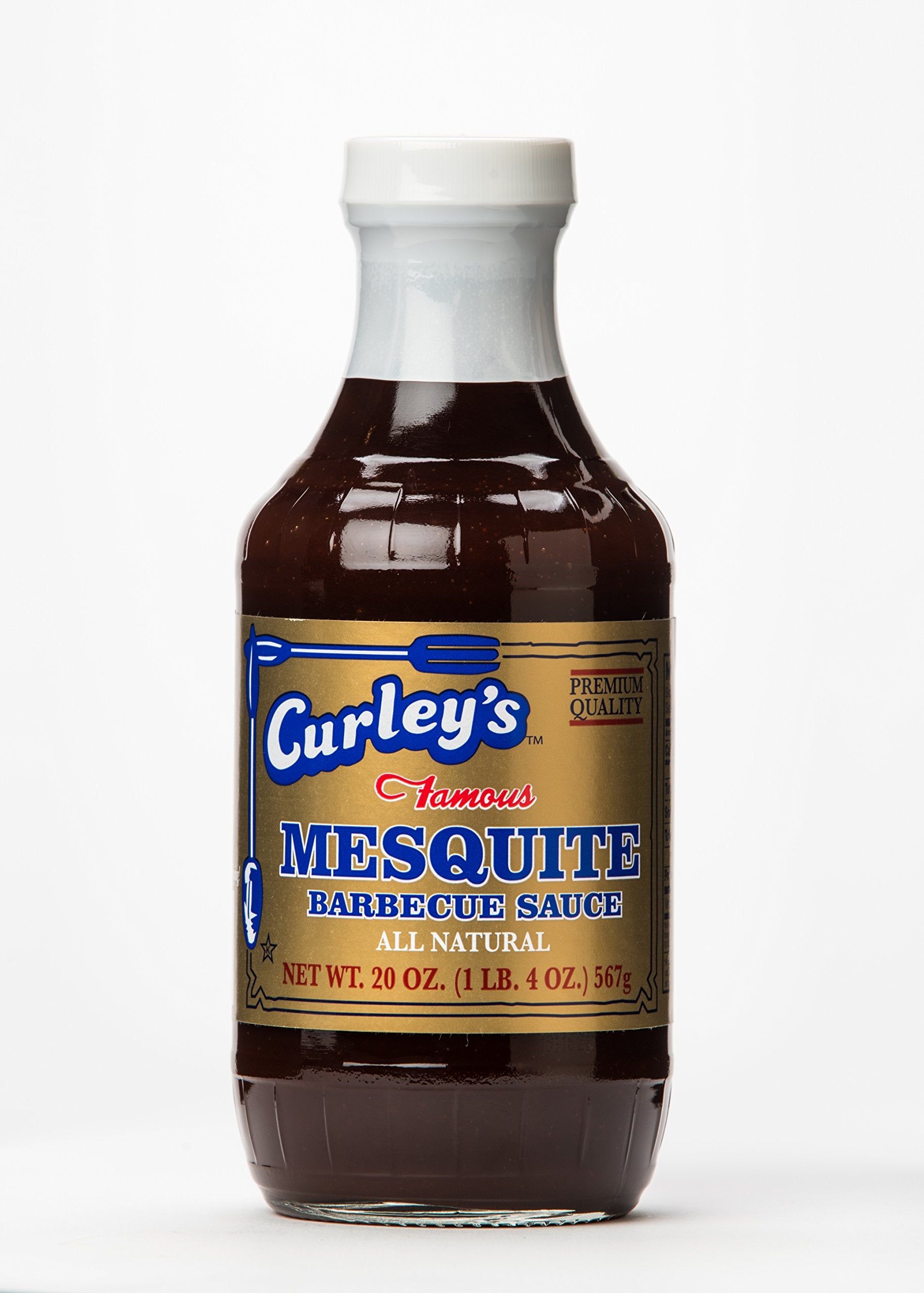 Curley's Famous Mesquite Barbecue Sauce - All Natural - 20 oz