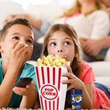 Movie Night Popcorn Gift Basket with White Cheddar - Perfect for a Cozy and Fun Evening at Home or the Theater with Family and Friends