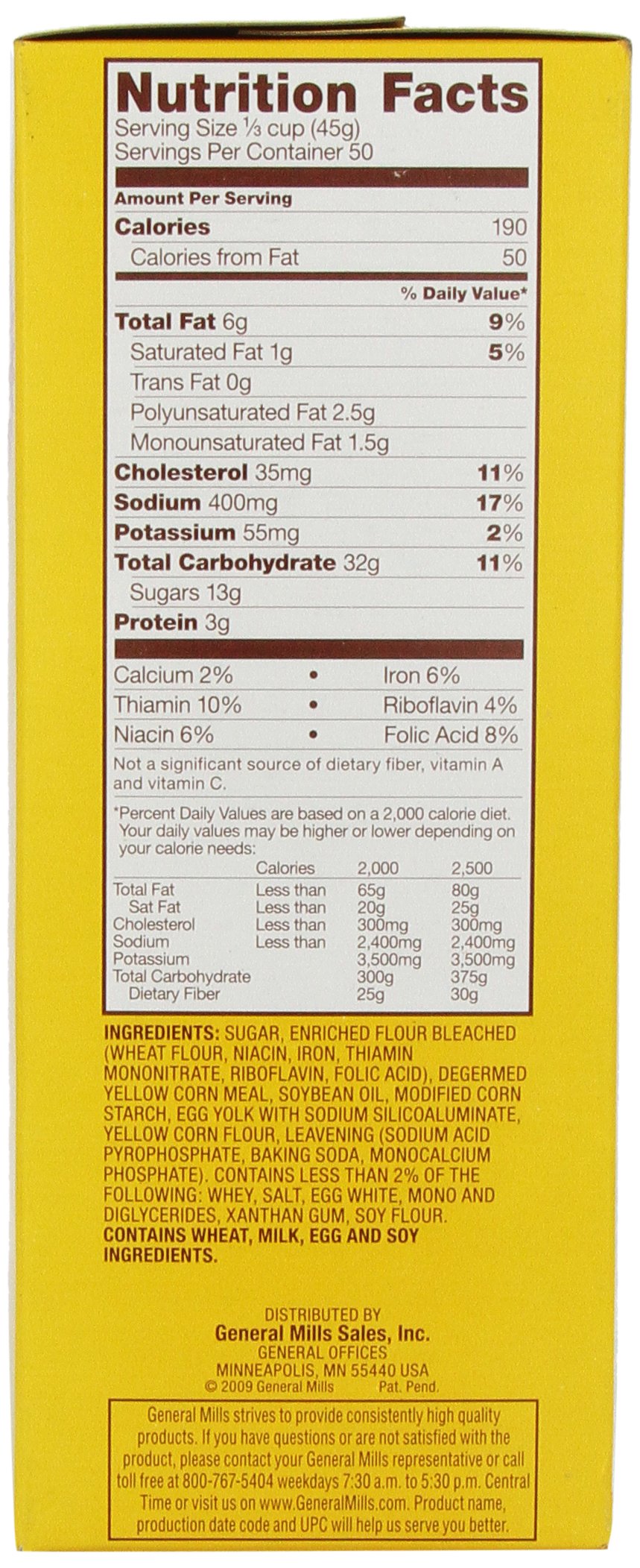 GeneralMills LR/D GOLD MEDAL CORN MUFFIN MIX 6 CASE 5 POUND, 5-pounds