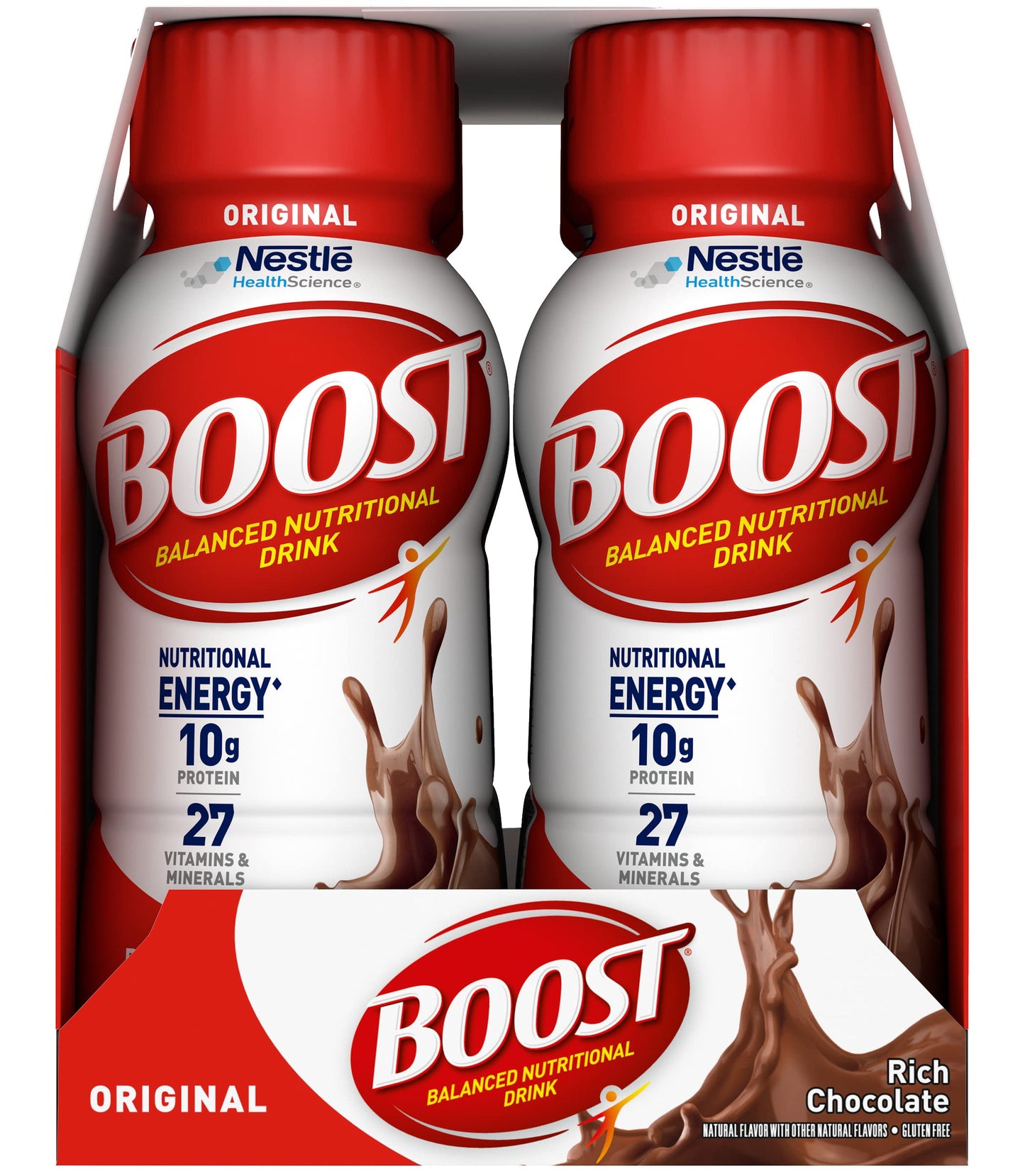 Boost Original Nutritional Energy Balanced Nutritional Drink (6 Count (Pack of 2), Chocolate)